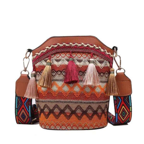 bucket bag woven bag - Image 5