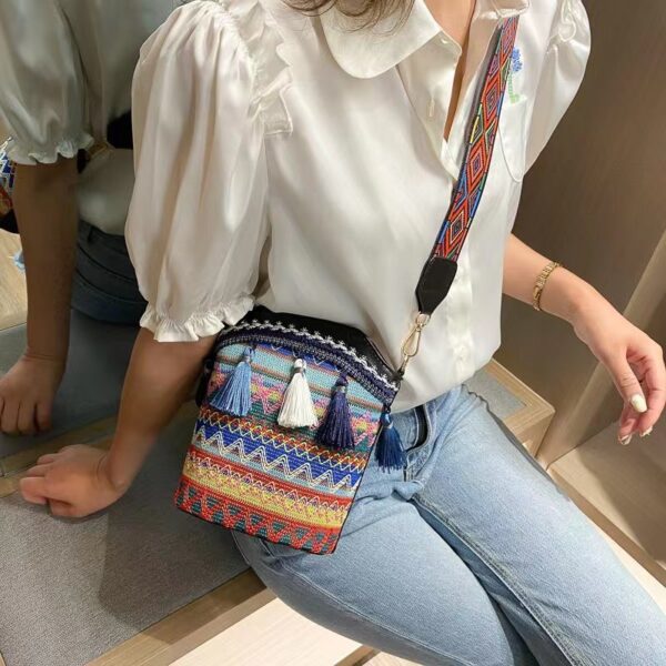 bucket bag woven bag