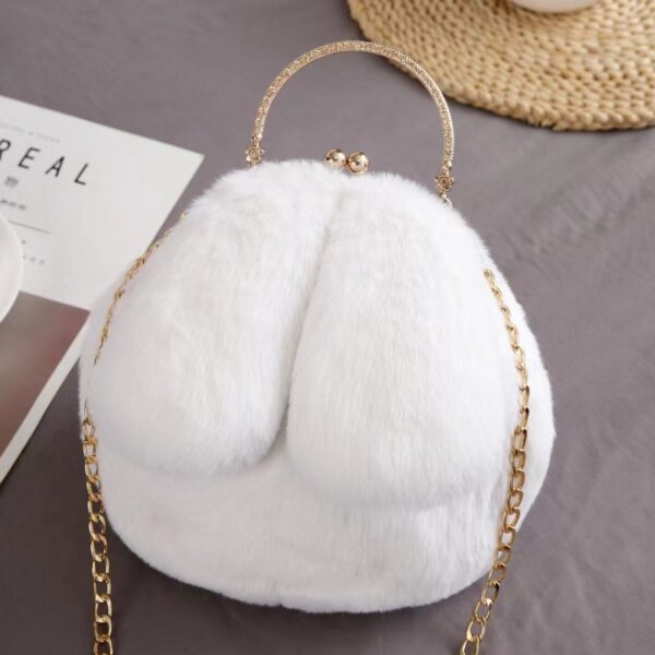 Chain bag women's mobile phone bag cute rabbit shoulder bag - Image 5