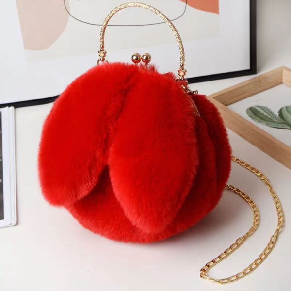 Chain bag women's mobile phone bag cute rabbit shoulder bag