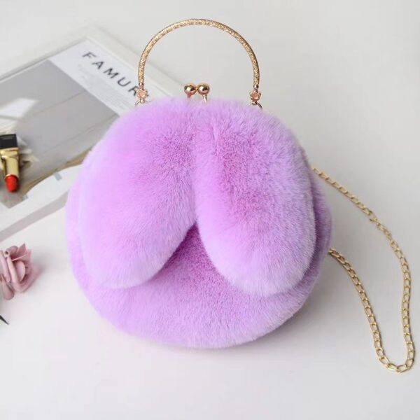 Chain bag women's mobile phone bag cute rabbit shoulder bag - Image 4