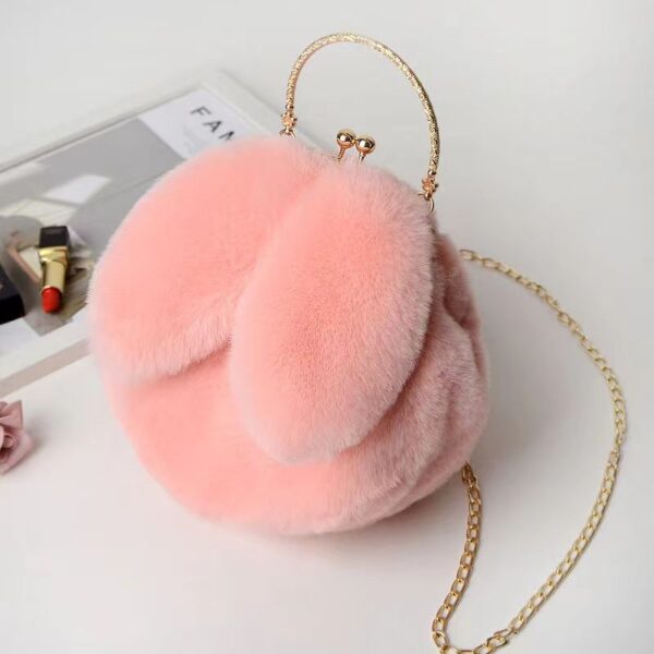 Chain bag women's mobile phone bag cute rabbit shoulder bag - Image 9