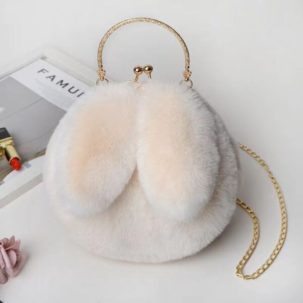 Chain bag women's mobile phone bag cute rabbit shoulder bag - Image 8