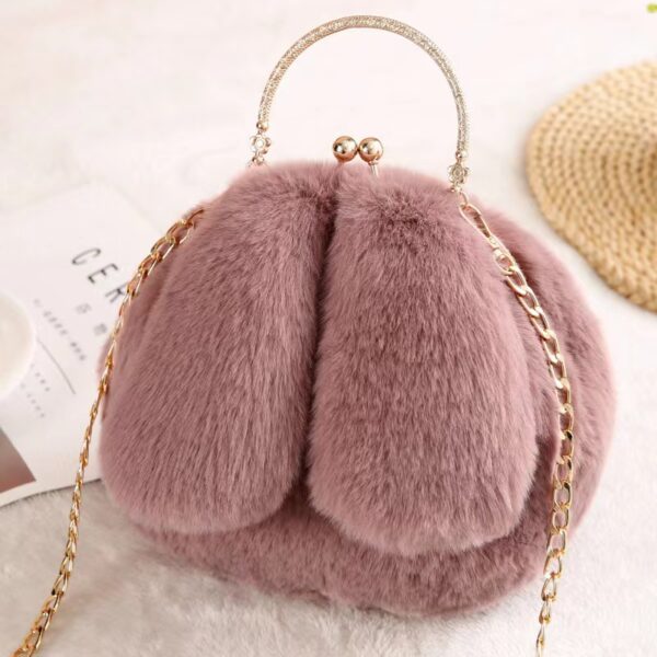 Chain bag women's mobile phone bag cute rabbit shoulder bag - Image 10