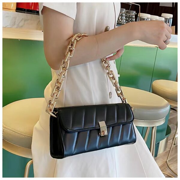 ladies small bag new tide fashion chain shoulder bag - Image 5