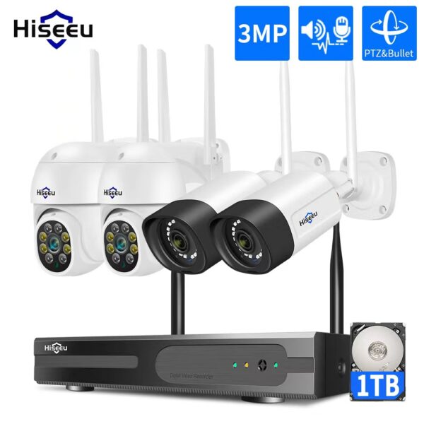 3MP Wireless 360 Degree Camera