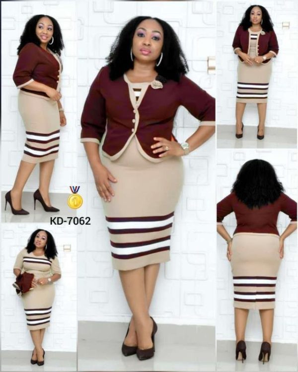 African Plus Size Womens Dress - Image 2