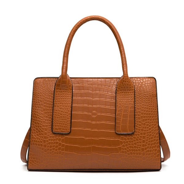 Crocodile pattern Handbag - Image 7