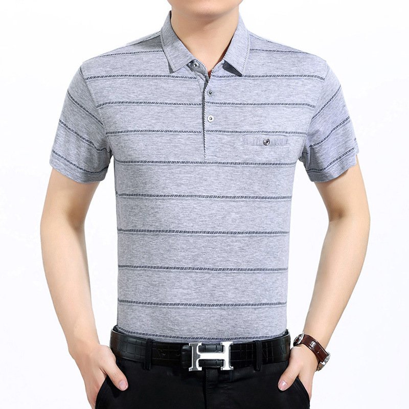 Men's Lapel Polo Shirt - Image 4