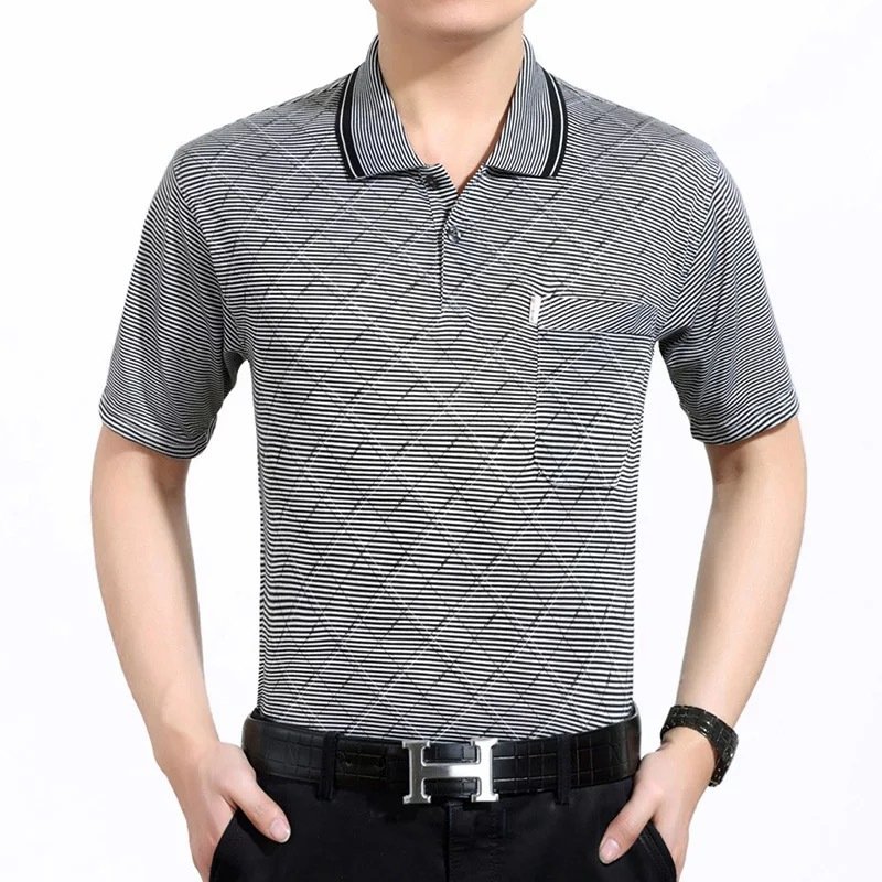 Men's Lapel Polo Shirt - Image 2